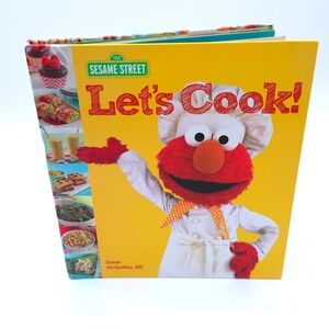 Sesame Street Let's Cook! Cookbook Kids Yellow Spiral Bound 50 Recipes 2015
